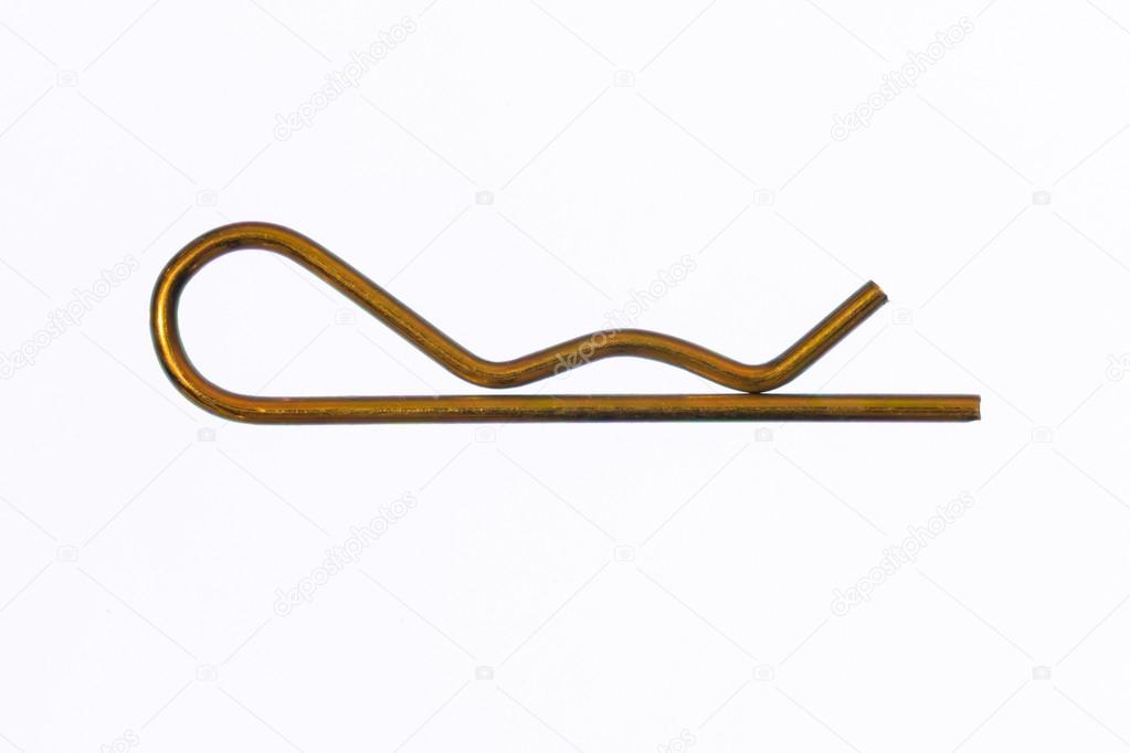 Hairpin cotter pin frontal view