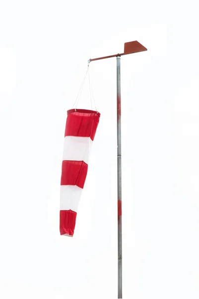 Wind sock hanging down in a no wind day — Stock Photo, Image