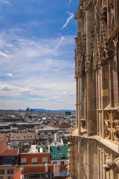 Vista Viena Desde Catedral San Esteban Viena Austria — Foto de Stock