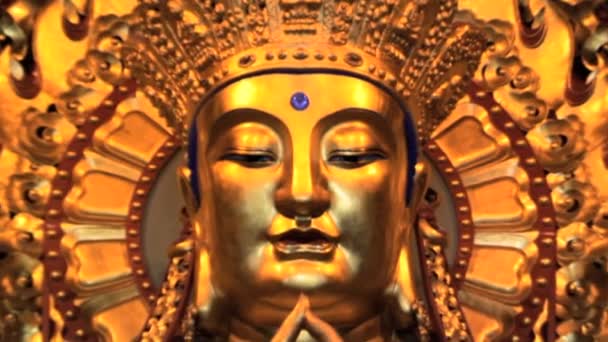 Buda Longhua Tapınağı — Stok video