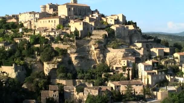 The Bastide town in France — Stock Video