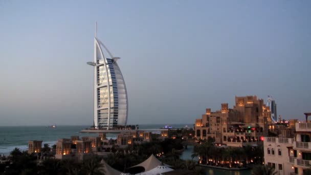 Burj Al Arab Hotel Dubai — Stock Video