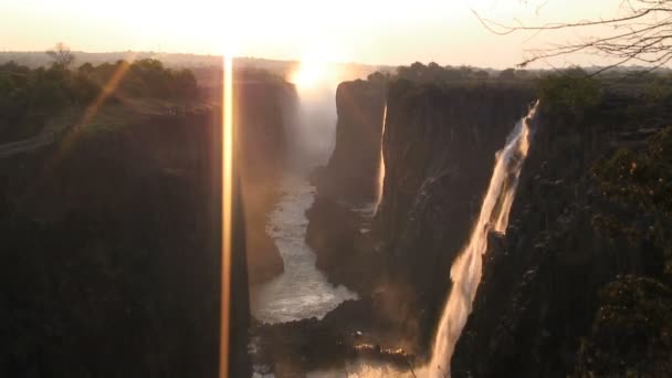 Victoria Falls časová prodleva — Stock video