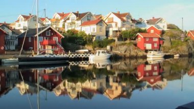 Gamla Stan Stockholm İsveç üzerinden görünüm