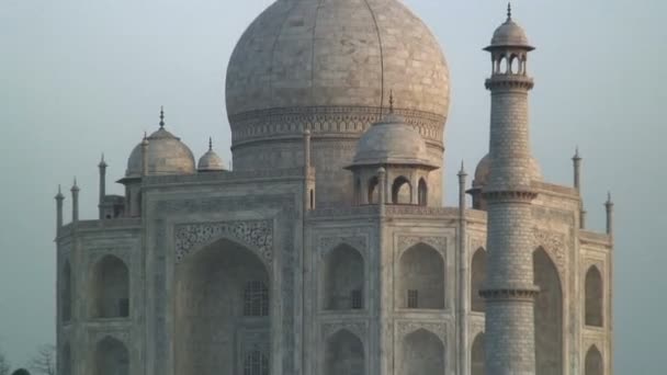 Taj Mahal mausoleum — Stockvideo