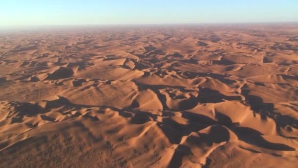 Vista sul deserto aereo — Video Stock