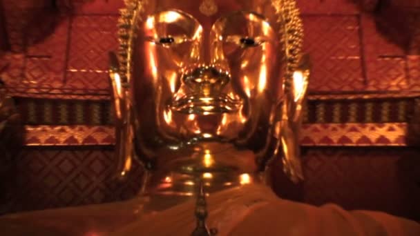 Ayutthaya Buddha Lugar de Adoración — Vídeo de stock