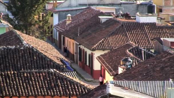 De stad van San Cristobal de las Casas — Stockvideo