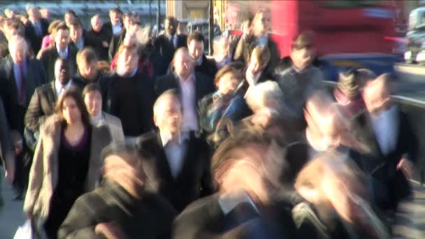 Crowd of Business people — Stock Video