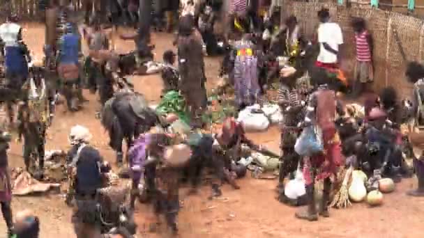 Femmes de la tribu Hamer le jour du marché — Video