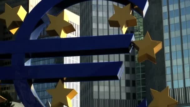 Le symbole Euro signe — Video