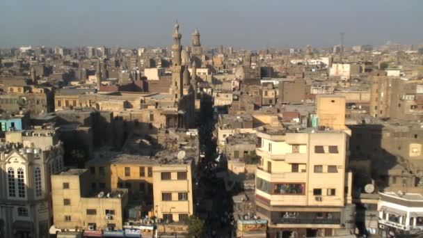 Vue sur le paysage du Caire Egypte — Video