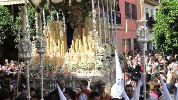 Semana santa ve Španělsku — Stock video