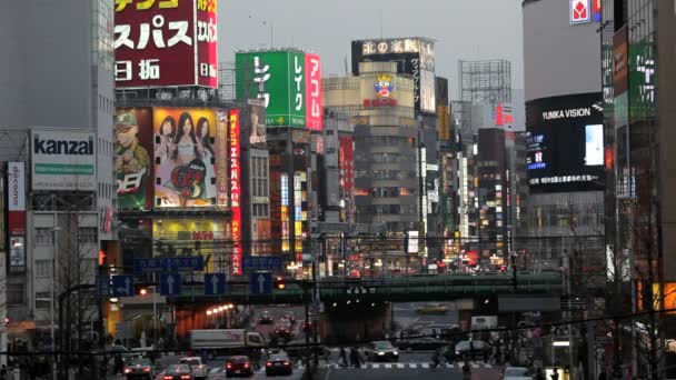 Congestión de tráfico en Japón — Vídeo de stock