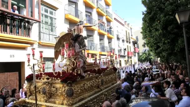 Semana santa i Spanien — Stockvideo