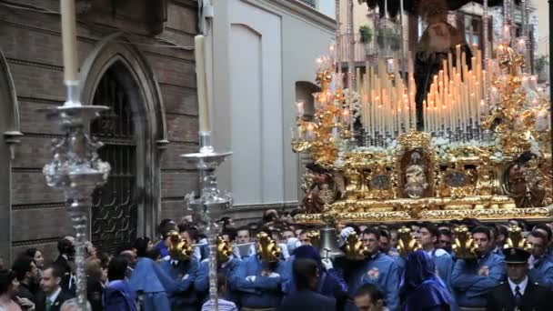 Semana santa na espanha — Vídeo de Stock
