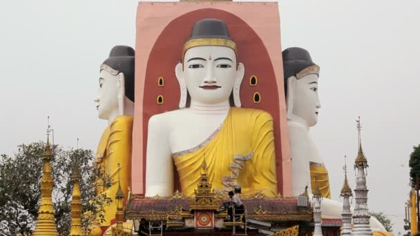 Pagoda di Kyaik Pun Paya — Video Stock