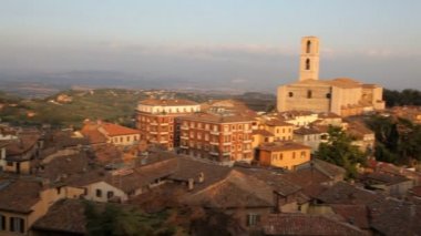 Perugia üzerinden yükseltilmiş görünüm