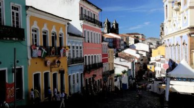 Eski Salvador tarihi Pelourinho Merkezi