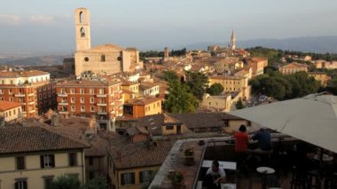 Perugia üzerinden yükseltilmiş Restoran görünüm