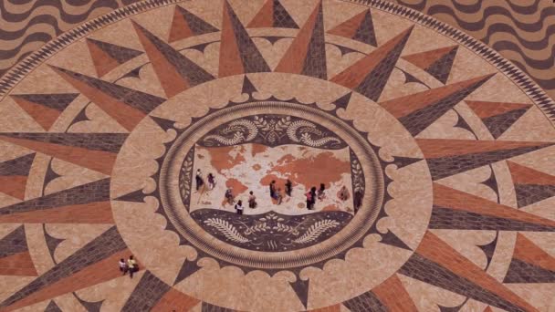 Mozaik világ Térkép — Stock videók