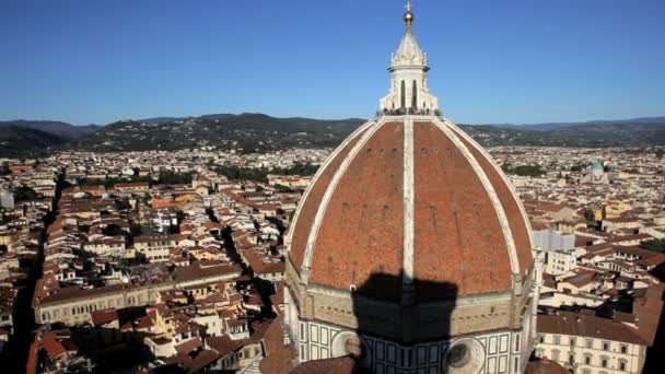 Kopuła katedry Duomo — Wideo stockowe