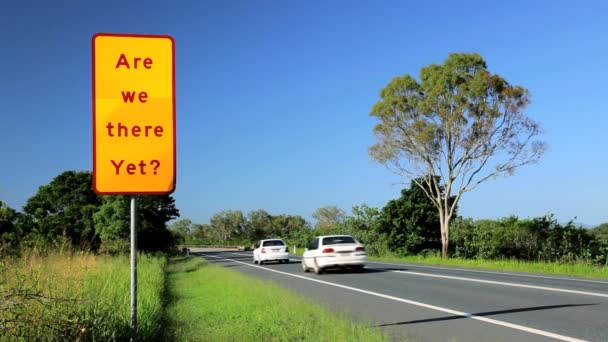 Queensland kadar uzun yol — Stok video