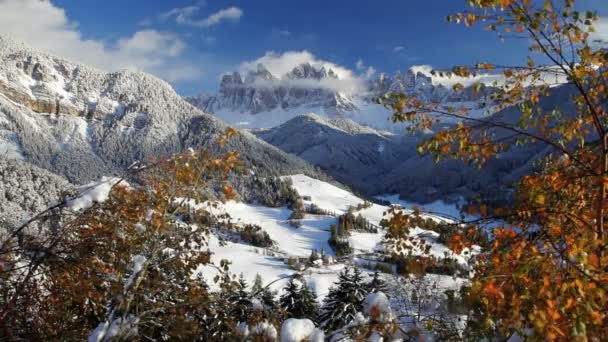 Santa Magdalena, Val Di Funes — Stock Video