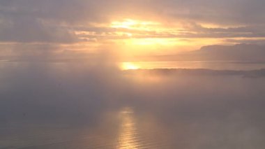 İskoç gündoğumu sabah erken