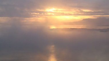 Zaman atlamalı İskoç gündoğumu sabah erken