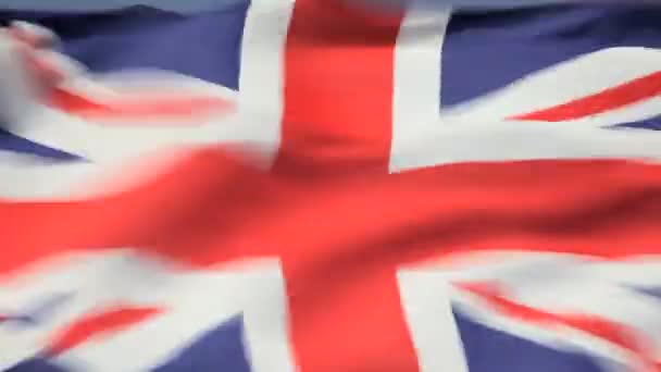 Flaggan Union Jack — Stockvideo