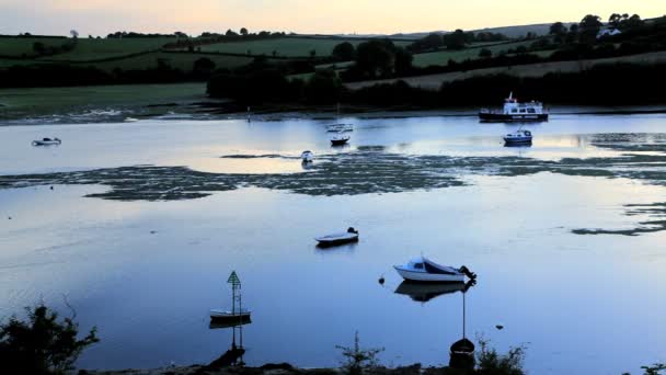 Estero de Devon, Devon, Reino Unido — Vídeos de Stock