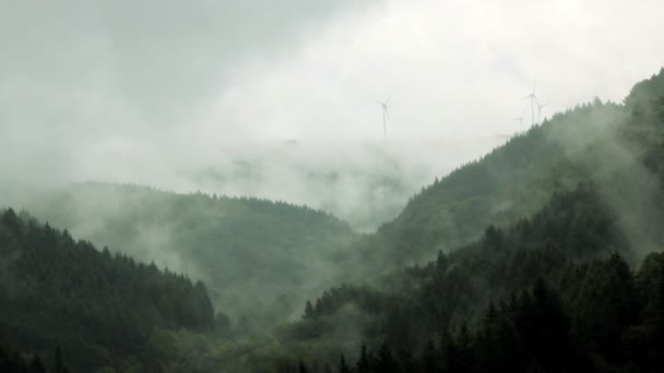 Windturbines — Stockvideo