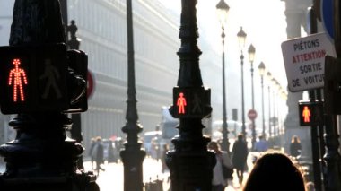 Fransa Paris ışıklar ışıklı geçiş trafik araç taşıma
