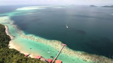 Sabah Borneo Tun Sakaran Deniz Parkı Malezya deniz seyahat
