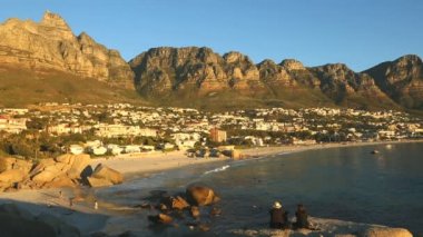 Güney Afrika Camps Bay Cape Town insanlar beach