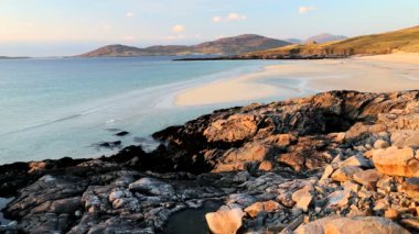 Isle Harris Outer Hebrides İskoçya İngiltere plaj deniz hills