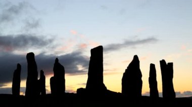 Isle of Lewis Outer Hebrides Callanish taşları duran