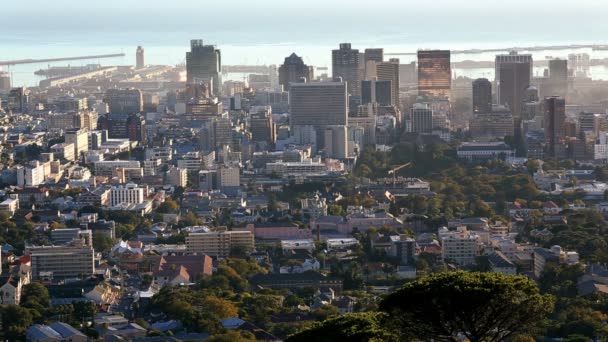 Sudafrica Città del Capo Distretto finanziario occidentale del Capo — Video Stock