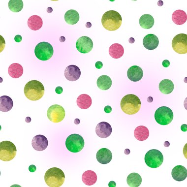 Suluboya kusursuz desen