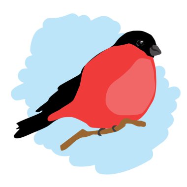 Şakrak kuşu dalda oturur.