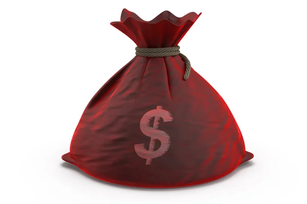 Bag money — Stock Photo, Image