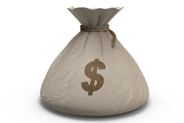 Bag money — Stock Photo, Image