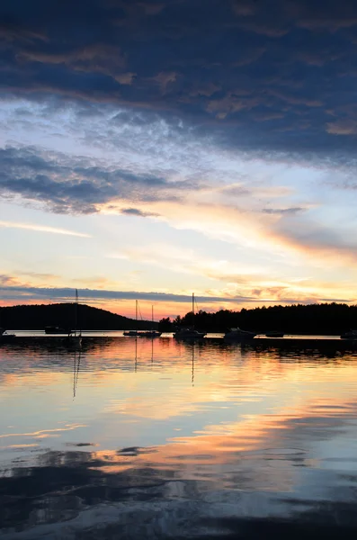 Marina sunset — Stockfoto