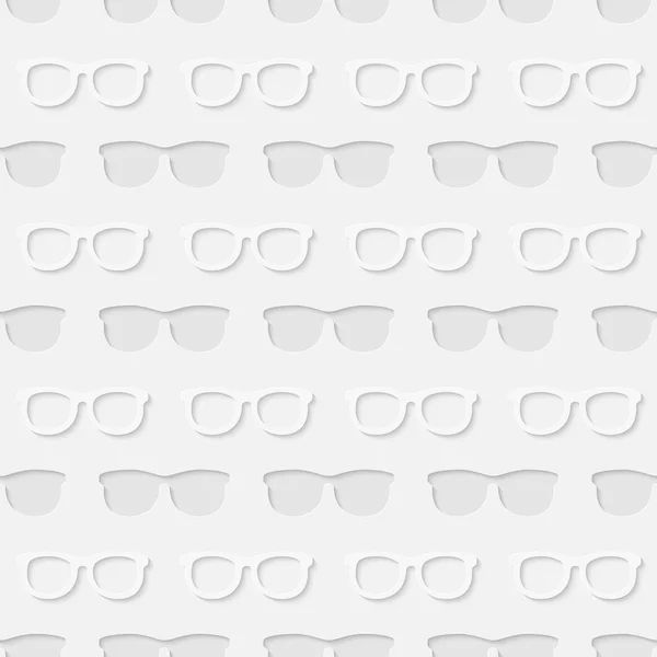 Lunettes de soleil Hipster modèle sans couture — Image vectorielle