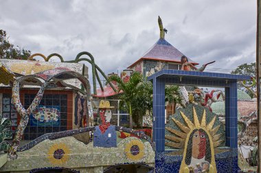 Cuba. Havana. Fusterland. Stylized heroes of works of art