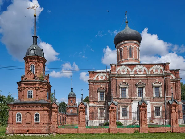 Oroszország Volokolamsk Városa Kreml Sarok Torony Székesegyház Szent Miklós Csodatevő — Stock Fotó