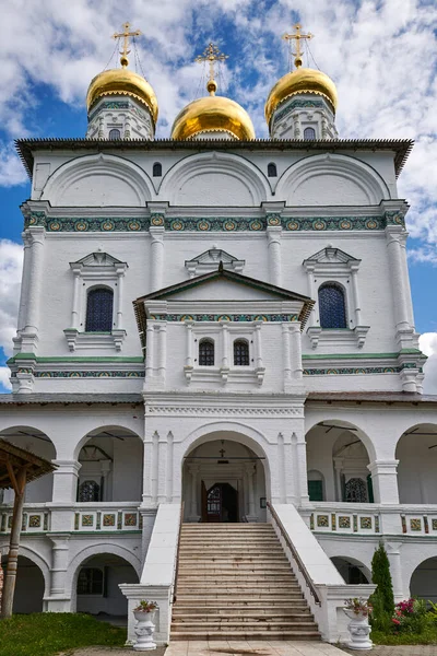 Oroszország Joseph Volokolamsk Kolostor Boldogságos Szűz Mária Mennybemenetele Katedrális Kilátás — Stock Fotó