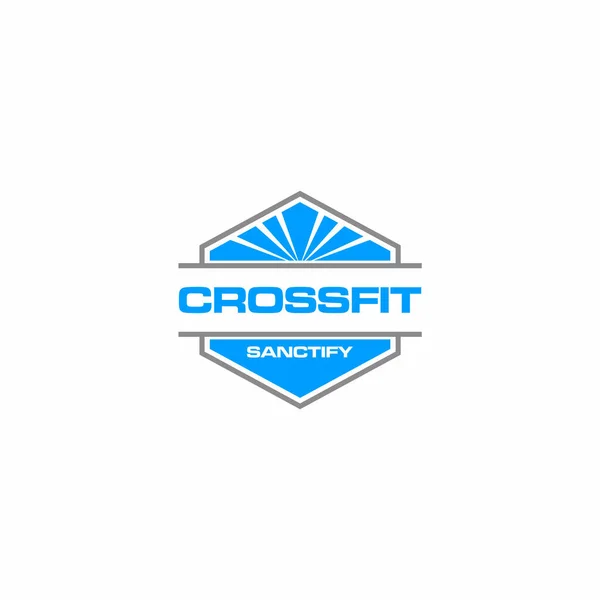 Temiz geçmişe sahip fitness işinin temiz ve cesur logosu - EPS10 - Vektör.