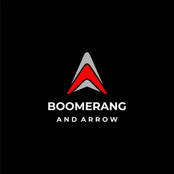Navigasyon ve bumerangla ilgili modern ve temiz logo. EPS10, Vektör.